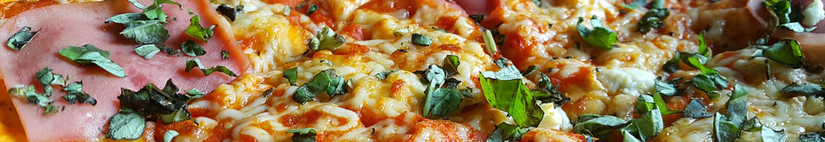 Eating Italian Pizza at Uncle Reds Pizzeria restaurant in Bellflower, CA.